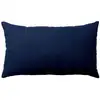 Image de Coussin Déco Uni "panama" 30x50cm Bleu Marine
