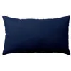 Image de Coussin 30 x 50 cm LOLA 100% coton coloris BLEU MARINE