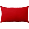 Image de Coussin Déco Uni "panama" 30x50cm Rouge