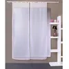 Image de 2 voiles base droite 90 x 160 cm LUTHEO coloris BLANC
