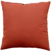 Image de Enjoy Home - Grand Coussin déhoussable Panama - 60 x 60 cm - Orange Terre cuite