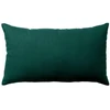 Image de Coussin Déco Uni "panama" 30x50cm Vert Foncé