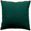 Image de Coussin Déco Uni Déhoussable "panama" 40x40cm Vert Foncé
