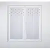 Image de Paire De Voilages À Motif "coeur" 60x160cm Beige