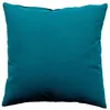Image de Coussin déhoussable uni en coton Bleu Canard 60x60 cm