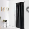 Image de Rideau De Porte Occultant "reglisse" 90x210cm Noir