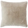 Image de Coussin Déco Imitation Fourrure "rabbit" 40x40cm Beige