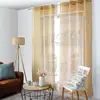 Image de Rideau Voilage À  illets "mia" 140x240cm Ocre
