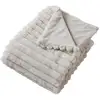 Image de Plaid Xl Imitation Fourrure "matisse" 180x220cm Beige