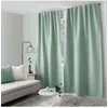 Image de Rideau 100% occultant à pattes cachées Eclipse - Taille: 140x240cm - Coloris: Céladon