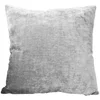 Image de Coussin Déco En Velours "velvet" 40x40cm Gris Clair