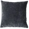 Image de Coussin déhoussable en velours Gris Foncé 40x40 cm