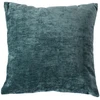 Image de Coussin Déco En Velours "velvet" 40x40cm Bleu Canard