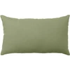 Image de Coussin Déco Uni "panama" 30x50cm Vert Olive
