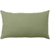 Image de Coussin non déhoussable en coton uni Vert Olive 30x50 cm
