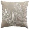 Image de Coussin carré motif nature épuré Naturel 40x40 cm