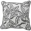 Image de Coussin déhoussable en coton recyclé Chambray Gris Foncé 40x40 cm