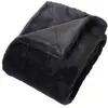 Image de Plaid Imitation Fourrure "rabbit Pop" 125x150cm Anthracite
