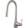 Image de Essebagno ascott mitigeur évier à douchette extractible façon inox