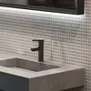 Image de Mitigeur lavabo bas noir - ESSEBAGNO - Déco - Finition chromé - Monotrou - Convient pour lavabo et vasque
