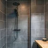 Image de Kissy Colonne de douche avec Mitigeur Thermostatique - Noir - Essebagno