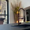 Image de Big Pro Mitigeur de cuisine à Douchette Mobile - Cuivre brossé - Essebagno
