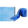 Image de piscine - couverture solaire a bulles bleu/bleu 