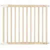 Image de Badabulle Barrière de Sécurité Deco Pop - Barrière Extensible pour Ouverture de 63 à 106cm - Fixation Vis Bois Naturel