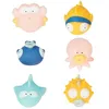 Image de Badabulle Lot de 6 jouets de bain Gicleurs Rigolos Splash Dès la naissance