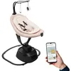 Image de Babymoov Balancelle Bébé Électrique Swoon Evolution Mocca Application mobile Streaming Enregistrement & Berceuses personnalisés