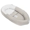 Image de Doomoo Réducteur de Lit bébé Cocoon Evolutif & Respirant Jersey Sand