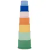 Image de Lot de 7 Tasses empilables numérotées - Jouets de bain - En silicone souple