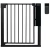 Image de Barrière Sécurité Bébé Safe & Pass Métal Noir 81 X 75-81,5 Cm Badabulle