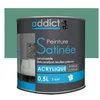 Image de Peinture acrylique de décoration Satinée 05 L - Turquoise - ADD112713 - Addict