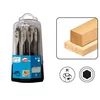 Image de Coffret 10 mèches plates bois 304.500.10 Leman