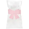 Image de 6 NOEUDS HOUSSE DE CHAISE- ROSE PALE Rose fuchsia