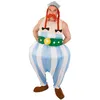 Image de Costume - CHAKS - Obélix - Adulte - 5 pièces - Bleu