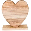 Image de COEUR EN BOIS 18.5X5X20.5CM Naturel