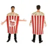 Image de Déguisement humoristique cinéma adulte - CHAKS - Costume Pop Corn - Jaune - Multicolore
