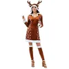 Image de Déguisement - Chaks - Biche Lady Deer - Taille S - Marron - Costume féminin avec cornes