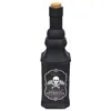 Image de BOUTEILLE VERRE NOIRE HALLOWEEN 24 CM