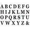 Image de 48 Stickers lettres adhésives noires 135 cm - Noir