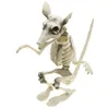 Image de RAT SQUELETTE 20X26X29CM Beige Ivoire Crème Écru Naturel Taupe