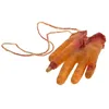 Image de MAIN ARRACHÉE LATEX SUSPENSION DÉCO 15.5X9.5X3CM Rouge Bordeaux