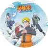 Image de 8 assiettes 23 cm carton Naruto Shippuden - Bleu