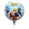 Image de Ballon aluminium rond Naruto Shippuden 43cm - Bleu