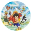 Image de Assiettes rondes - CHAKS - One Piece - 23 cm - Lot 8 - Carton (Licence officielle)