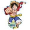 Image de Ballon décoratif - ONE PIECE - Monkey Luffy - 346x45cm - Blanc