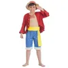 Image de Déguisement - CHAKS - Luffy One Piece - 4 pièces - 7-8 ans - Licence officielle