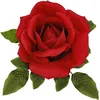 Image de Chaks 13995-02 Tête de Rose Géante artificielle ø28cm Rouge